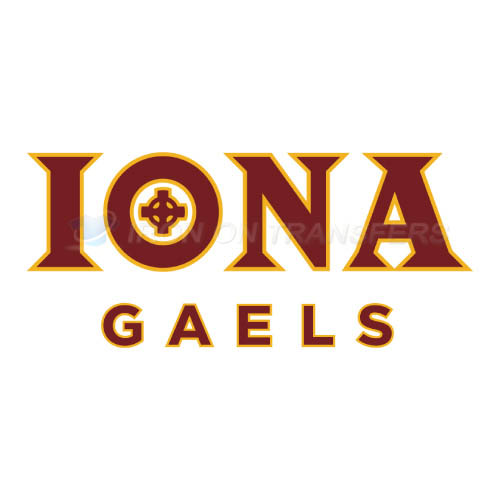 Iona Gaels Logo T-shirts Iron On Transfers N4643 - Click Image to Close